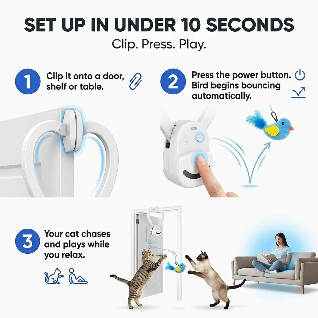 Automatic Interactive Cat Toy